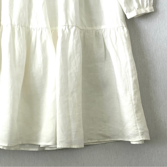 Maje Floral Embroidered Linen Dress - Picture 9 of 16